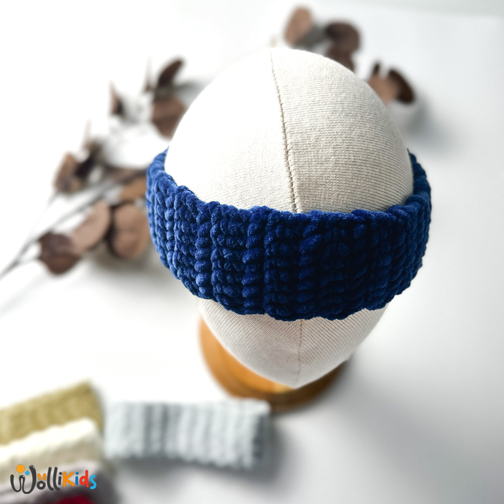 Handgestricktes Stirnband - Wollikids