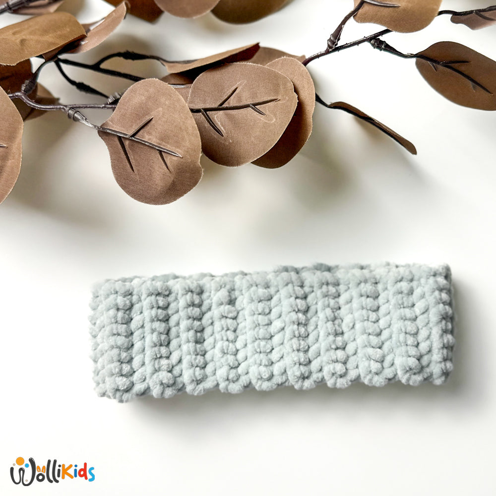 Handgestricktes Stirnband - Wollikids
