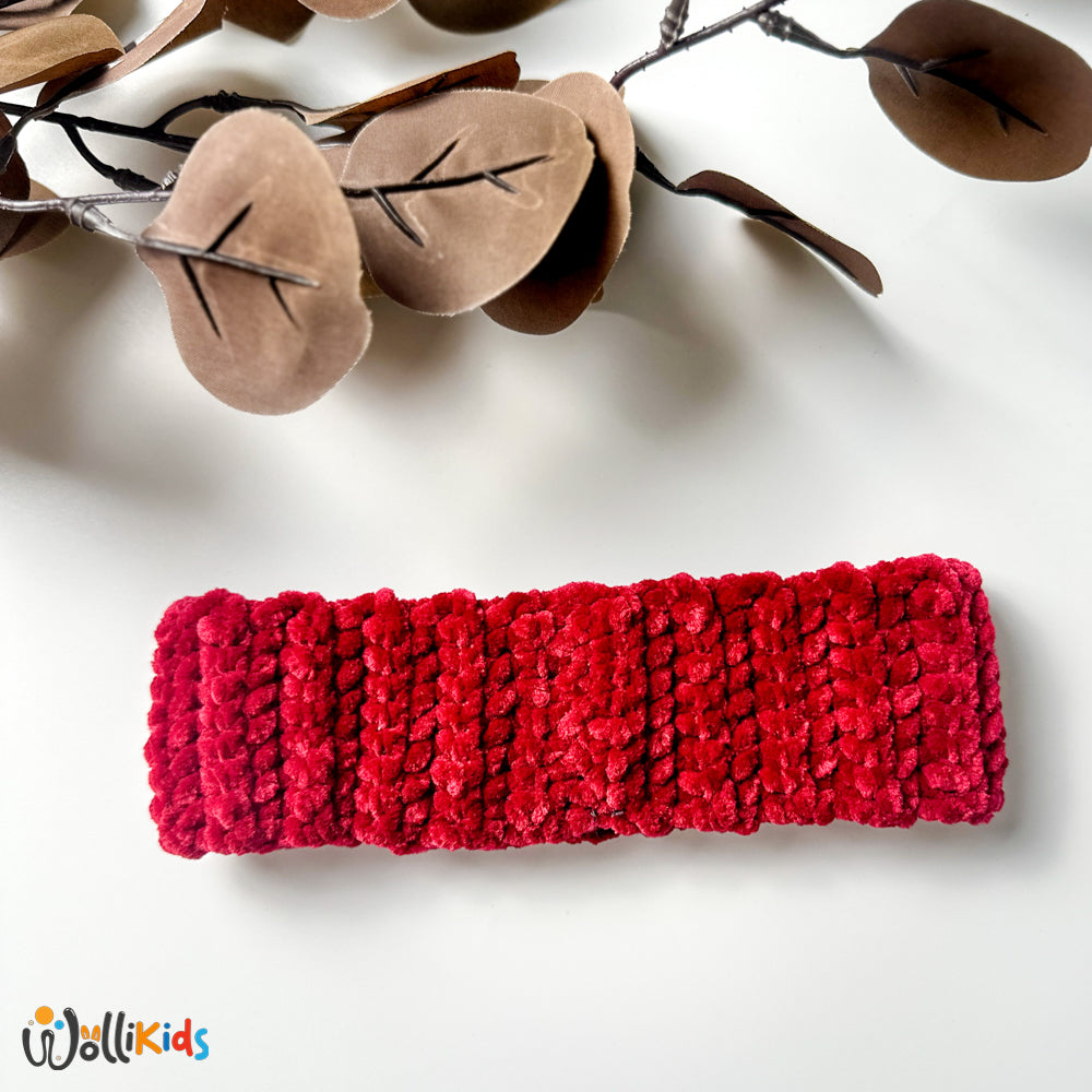 Handgestricktes Stirnband - Wollikids